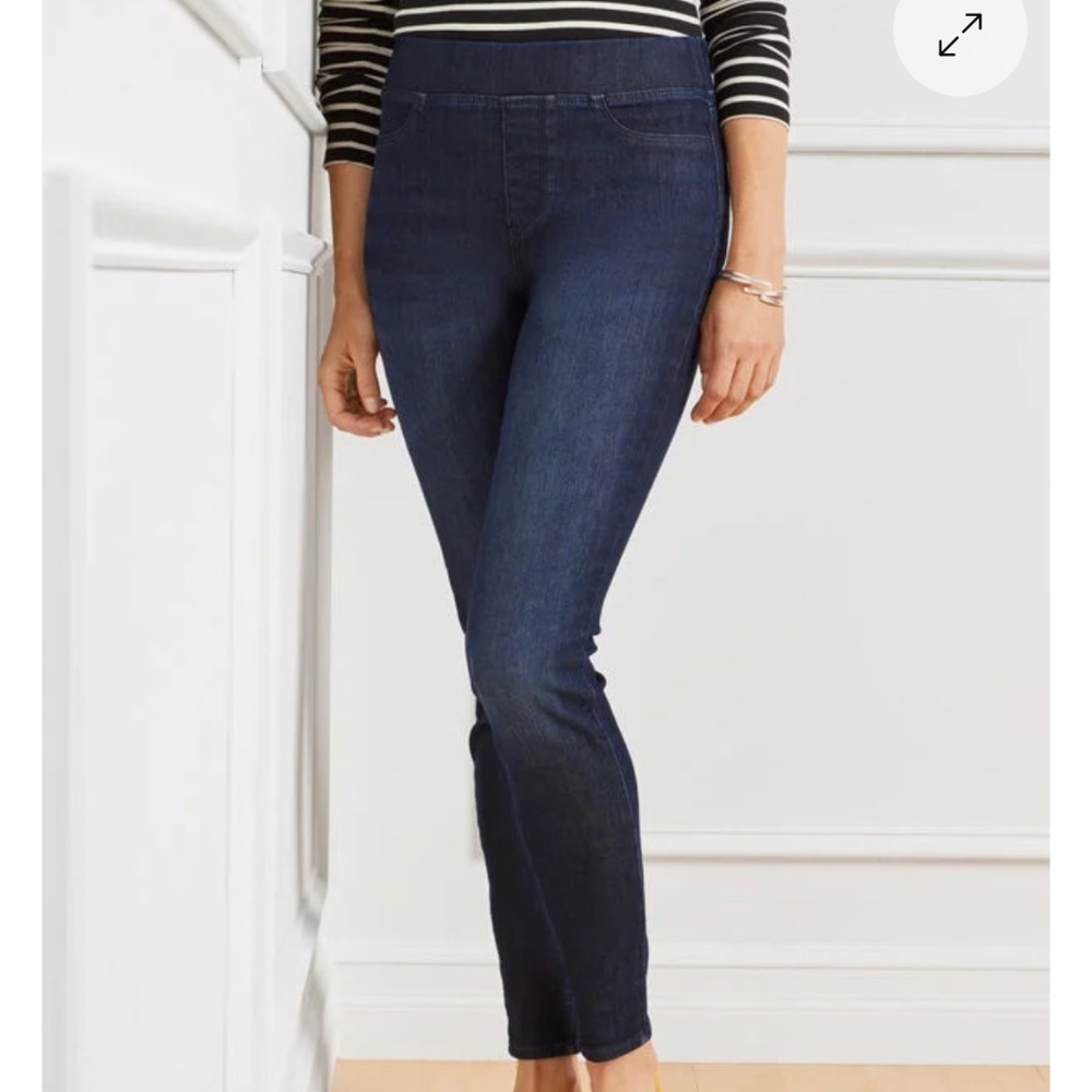 Talbots Pull on Jegging Denim Size 6 Petite